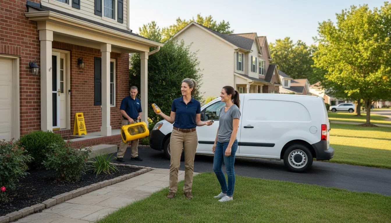Water restoration image for Dehumidification And Cleanup Services in Oacoma, SD